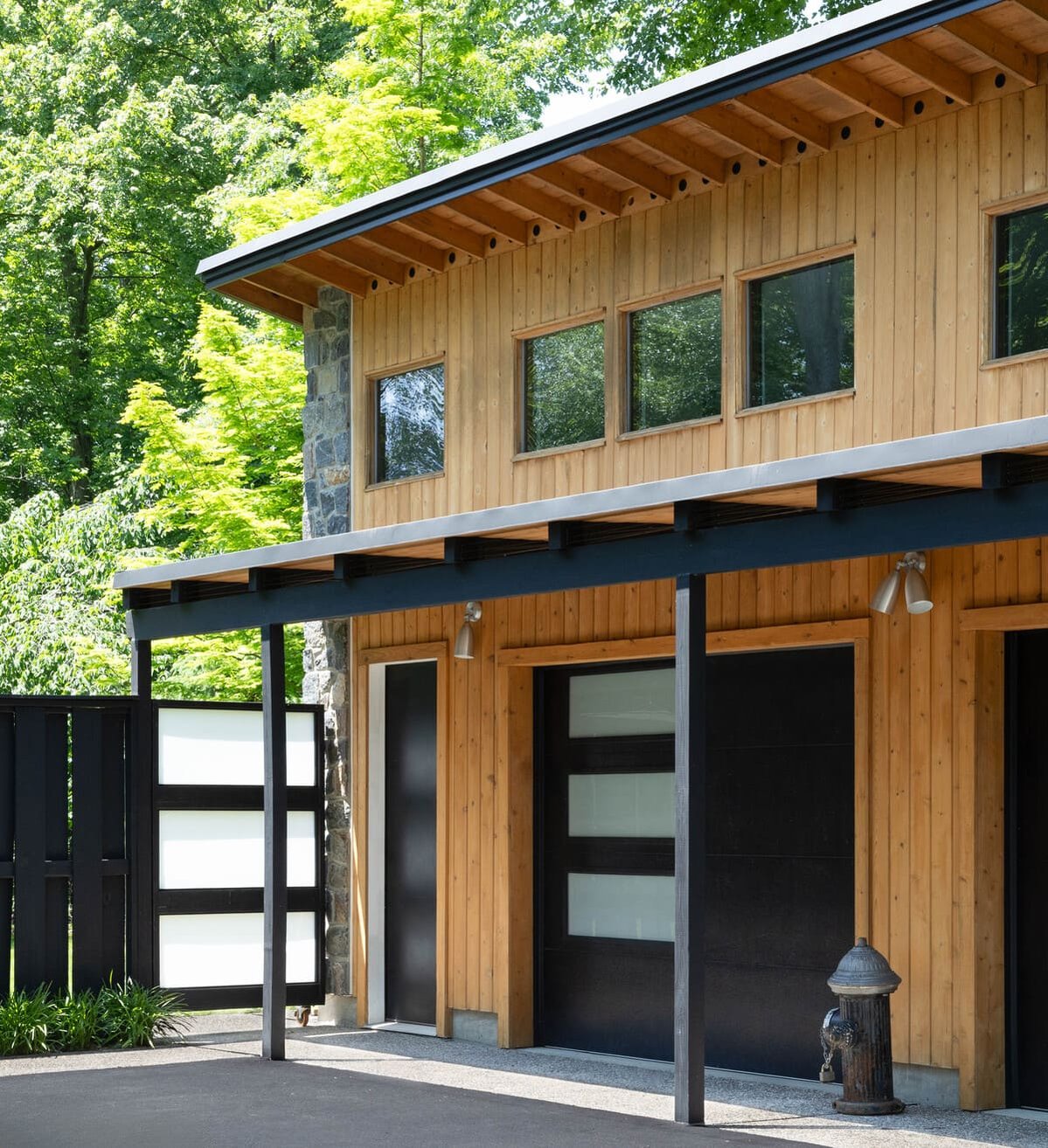 Delaware exterior of home addition above garage by Bromwell Construction