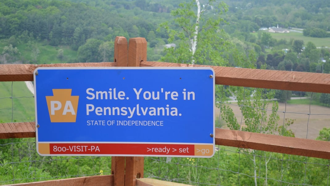 Smile, youre in PA